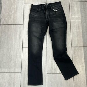 Old Navy Mens Slim fit Black Denim Size 30x32 Stretch Comfy Very good condition